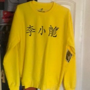 Bruce lee yellow sweatshirt